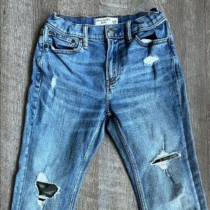 Abercrombie Kids Light Blue Distressed Jeans